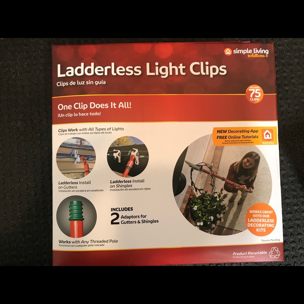 Simple Living Innovations 25ct Light Clips - Picture 2 of 6